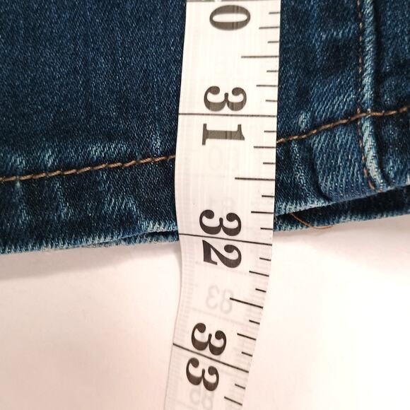 Levi’s 545 Jeans Size 8 Low Rise Bootcut Dark Wash Stretch - Picture 7 of 11